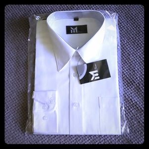 White mens dress shirt